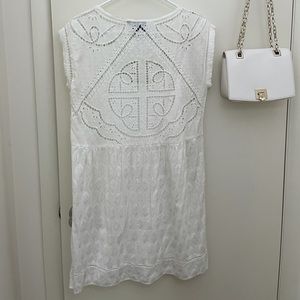 Anthropologie White dress